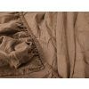 Elegantní Jersey prostěradlo EXCLUSIVE hnědé 180 x 200 cm na matraci