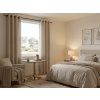 Světle béžový závěs TAVIO 140x250 cm s elegantním splývavým efektem