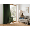 Jednobarevný závěs OXFORD LIGHT 140x270 cm tmavě zelený s jemnou strukturou