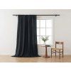 Elegantní závěs OXFORD LIGHT 140x250 cm černý do ložnice i obýváku