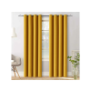 Dekorační závěs OXFORD 140x270 cm žlutý s moderním designem