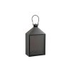 Stylová LED dekorace lucerna COZY WARM 55x30 cm, černá do interiéru