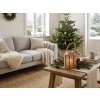 Přírodní lucerna NATUR GLAM 26 cm se skleněnou vložkou na svíčku