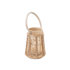 Lucerna s flitry CONE GLAM 26 cm přírodní s elegantním kuželovým designem