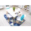 99098 6 akce bily jidelni stul adria 120x80 cm ii jakost