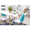 99374 9 akce bily jidelni stul adria 120x80 cm ii jakost