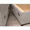 Světle béžová sedačka do U SMART COSARO 295x140 cm – stylové a praktické řešení do obýváku