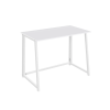 102713 4 set do pracovny zarimo stul 80x40 cm bila kreslo avola velvet svetle kremove