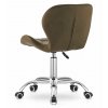 102888 4 set do pracovny zarimo stul 80x40 cm cerna kreslo avola velvet hnede