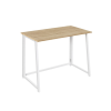 102936 6 set do pracovny zarimo stul 80x40 cm bila dub sonoma kreslo avola velvet kremove
