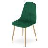 Jídelní židle PADVA VELVET, zelená v moderním a elegantním designu