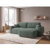 Moderní sedací souprava do L NORDEN TILIA 250x140 cm zelená s rozkládací funkcí