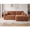 Terakotová sedací souprava NORDEN TILIA 250x140 cm s oboustranným rohovým provedením