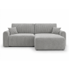 Oboustranná sedací souprava do L NORDEN TILIA 250x140 cm světle šedá do obývacího pokoje