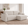 Krémová sedací souprava NORDEN PAROS 250x140 cm s oboustranným rohovým provedením