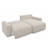 Rozkládací oboustranná sedací souprava do L NORDEN PAROS 250x140 cm, krémová