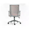 Ergonomická kancelářská židle Q-320, růžová s pohodlným sedákem