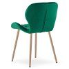 Elegantní jídelní židle MANGO VELVET, zelená do moderní jídelny