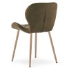 Elegantní jídelní židle MANGO VELVET, hnědá do moderní jídelny