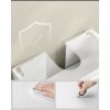 Bílá koupelnová skříňka pod umyvadlo LAVIXO 60 x 30 cm s výřezem pro sifon