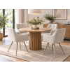Elegantní čalouněné jídelní křeslo MORIX, světle béžová/ kašmír do moderní jídelny