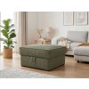 Designový taburet SMART COSARO XL s úložným prostorem 71x71 cm, mentolový