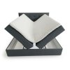 Designová čalouněná postel boxspring DIRELIS VIBE 140x200 cm tmavě šedá do ložnice