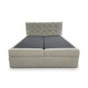 Moderní čalouněná postel boxspring DIRELIS VIBE 160x200 cm krémová s prošívaným čelem