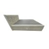 Čalouněná postel boxspring DIRELIS VIBE 180x200 cm krémová s čalouněným čelem