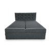 Čalouněná postel boxspring DIRELIS VIBE 180x200 cm tmavě šedá v elegantním provedení