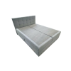 Čalouněná postel boxspring DIRELIS TRINITY 180x200 cm šedá pro útulnou ložnici