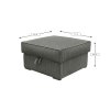 Designový taburet SMART COSARO 71x71 cm v elegantní hořčicové barvě