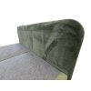 Čalouněná postel boxspring FORENA 90x200 cm tmavě zelená s moderním zaobleným designem
