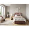 Čalouněná postel boxspring FORENA 90x200 cm starorůžová pro útulný a stylový interiér