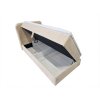 1. Nadčasová čalouněná postel boxspring DIRELIS VIBE 90x200 cm krémová s moderním designem