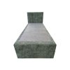 Luxusní čalouněná postel boxspring DIRELIS VIBE 90x200 cm tmavě zelená se sametovým vzhledem