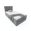 Elegantní čalouněná postel boxspring DIRELIS TRINITY 90x200 cm šedá do moderní ložnice